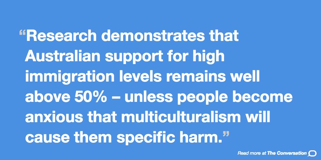 ConversationEDU's tweet photo. Politicians trashing immigrants and refugees are the real danger to social cohesion. https://t.co/TFgsDjtL5r https://t.co/gWP3PgsQ1h