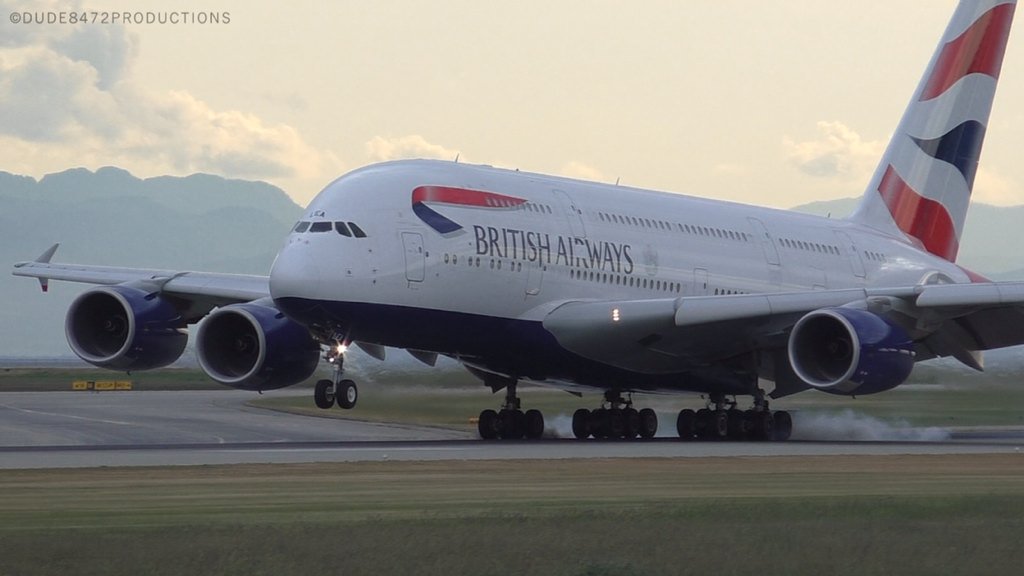 AlexPraglowski's tweet photo. VIDEO: The @British_Airways Airbus A380 at @yvrairport! #yvra380 #gxlea #ba5vy 

https://t.co/4sg5UxxoNP https://t.co/8yw8DoGZ0A