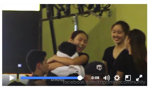 Silentkathniel's tweet photo. "@kapamilya_comm: #KiligKapamilya KathNiel at Star Magic Games 2016 💙 :) 
WATCH ----> https://t.co/1bLNbX6Hm7  :) https://t.co/vh4dC4wF7J"