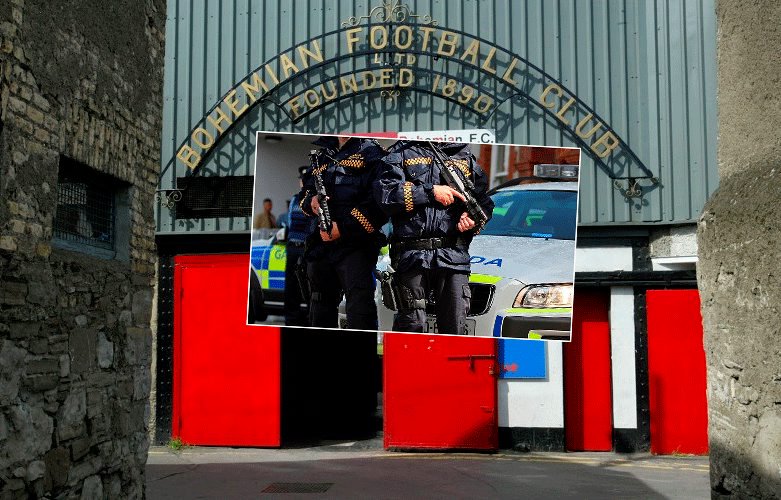 Independent_ie's tweet photo. Man flees into football stadium after being chased through streets by gunman. https://t.co/leffurMFaW https://t.co/h5IXjmFLP1