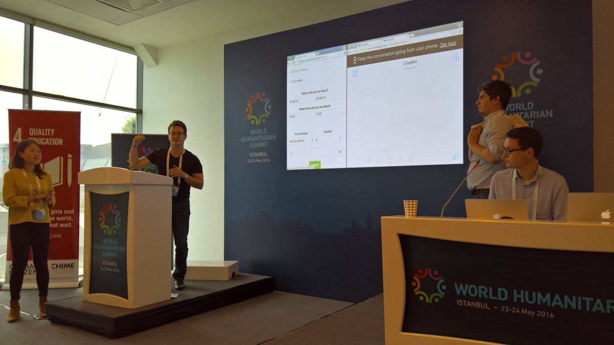 Cropcart enables farmers to sell online via escrow, builds market data set.  #WHSummit #Hack4Humanity