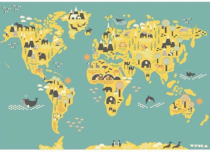 thedandelionden's tweet photo. Love this cool Atlas print 🌎 on sale now @thedandelionden #wform #postersandprints #little… https://t.co/ViL8kj1bgB https://t.co/6dnz3yFcRV