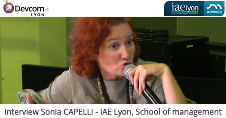 DevComLyon's tweet image. Aujourd&apos;hui découvrez l&apos;interview de Sonia Capelli professeur de marketing à L&apos;@IAE_Lyon bit.ly/1TymgMY