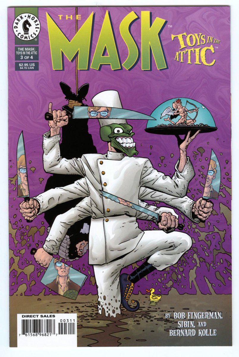 BilderUndWorte's tweet photo. The Mask - Toys in the Attic #3 #DarkHorse Oct 1998 by #BobFingerman, Sibin & Bernard Kolle https://t.co/Bj95229Fj5 https://t.co/RBHPzqI9tg