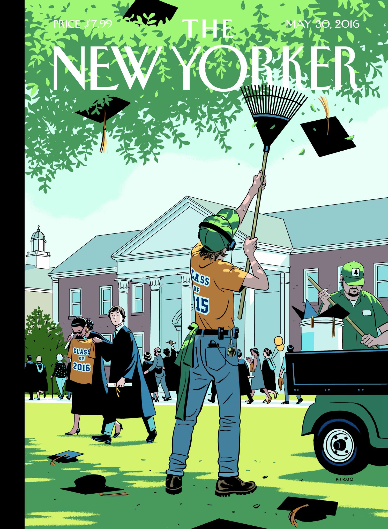 The New Yorker week's cover, “Commencement,” by R. Kikuo Johnson: http://nyer.cm/xHRltB6 pic.twitter.com/F09J66Bw8O