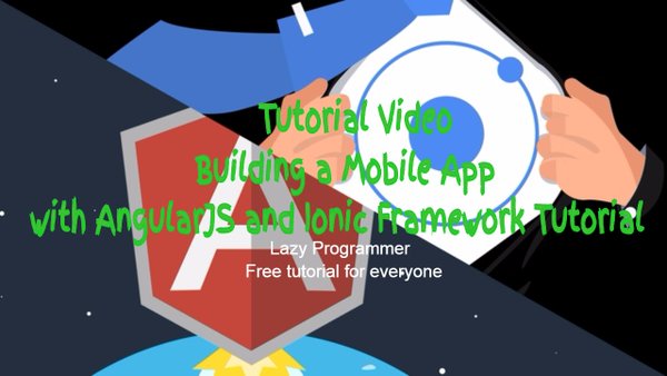 AngularJS_News's tweet photo. Tutorial Video Building a Mobile App with AngularJS and Ionic Framework Tutorial https://t.co/pF2gRiakfc #JavaScript https://t.co/nXWnQKltzU