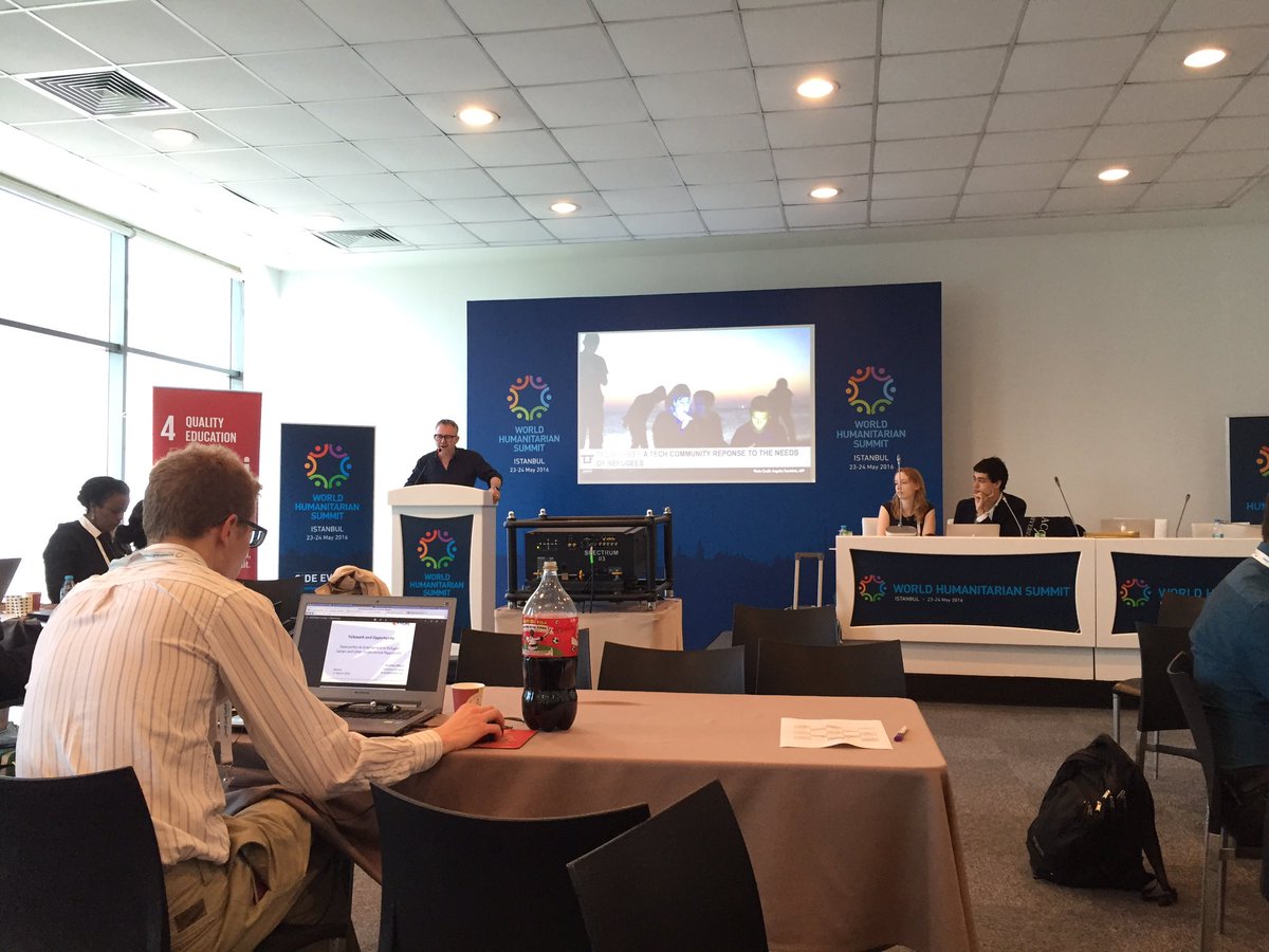 RefugeeCode's tweet photo. Founder of @Techfugees integrating Refugees &amp; Technology. #RefugeesNOW #WHSummit https://t.co/Pc2urrVRdQ