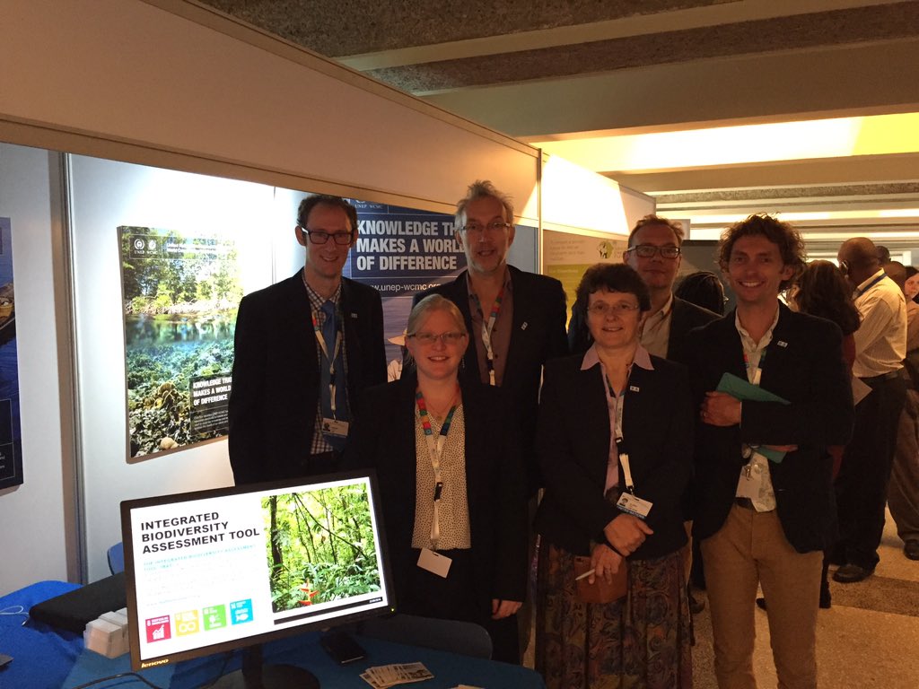 UNEP-WCMC stall at #UNEA2 - knowledge that makes a world of difference