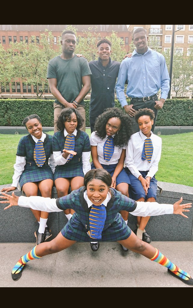 L2CentreStage's tweet photo. Our fantastic cast of #Olu at rehearsals yesterday. Coming to a theatre near you! #BringBackOurGirls @ThePleasance https://t.co/hxOlOaBYi7