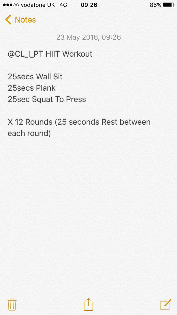 CL_I_PT's tweet photo. A bit of #HIIT on a Monday morning! Try this out! #windsorpersonaltraining #windsor #PT https://t.co/8jiIwxq5fT