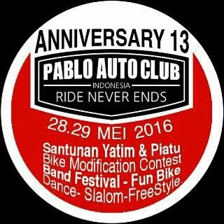 Open regist : #Funbike  - #Modification  #Contest - #Band &amp; #dance  - Space Bazar. lokasi pos pendaftaran PABLO