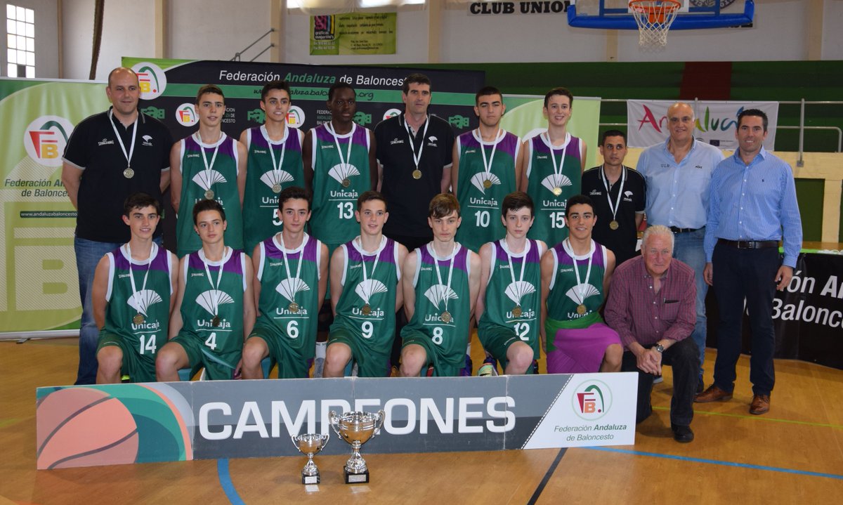 DeporteAND's tweet photo. @unicajaCB campeón de #Andalucía infantil masc. tras vencer en la final al @ViajesLinkasa @CABLinares por 75 a 49 https://t.co/yGwzeeZ89j