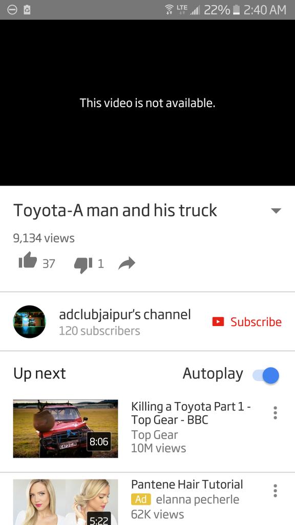 macad's tweet photo. @Henl3y @YouTube I can't even watch it.  Racist! https://t.co/jjtiRdxnze