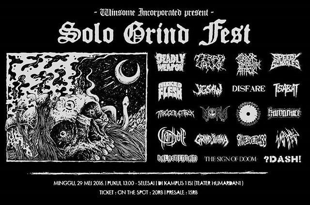 Sampai jumpa 29 Mei csku ! #HARSHtour2016 #SoloGrindFest