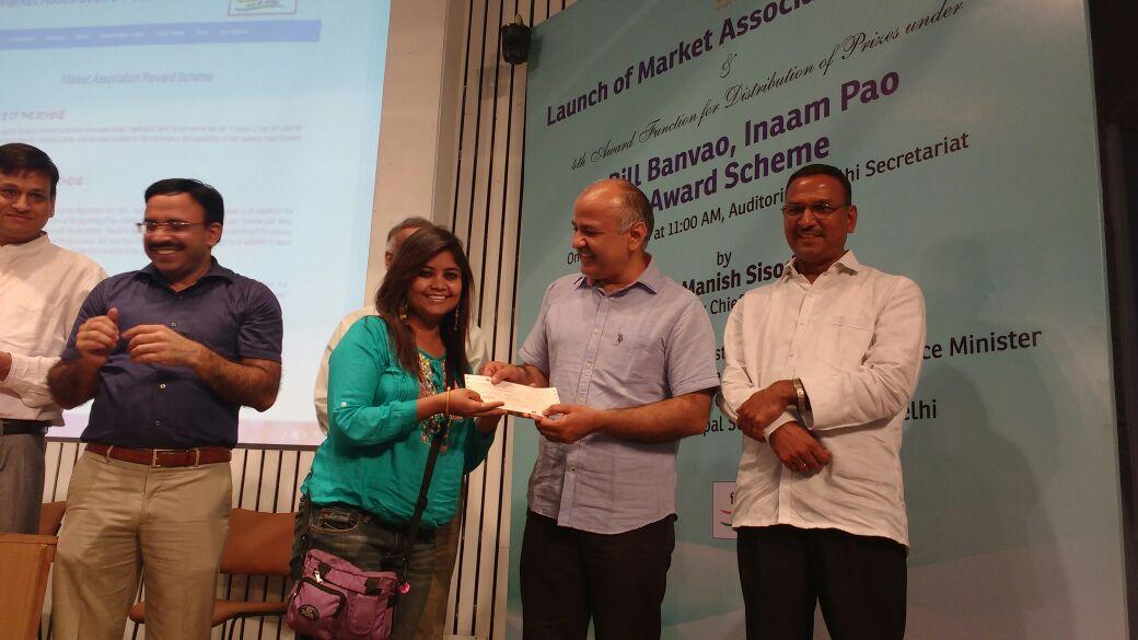 shrawani6's tweet photo. Won cash award under delhi govt scheme bill banwao inaam pao..thnx to vat deptt delhi govt https://t.co/VSiWMFo18a