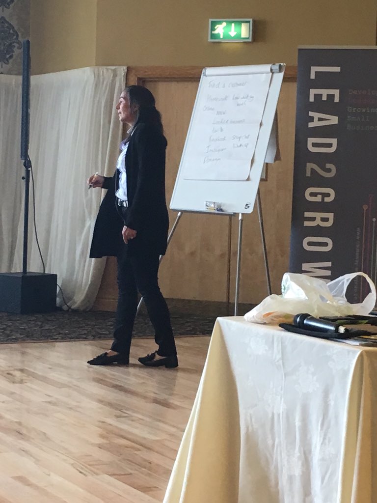 AmyChesty's tweet photo. "Excellence is a habit, not an event" - Sales masterclass with @IamLaraMorgan #Lead2Grow #Sales https://t.co/IsbTm4bB3k