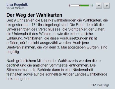 derStandardat's tweet photo. Das passiert jetzt gerade mit den Wahlkarten: https://t.co/YQuV65sgAw #bpwahl16 https://t.co/E2nDmM6SBP