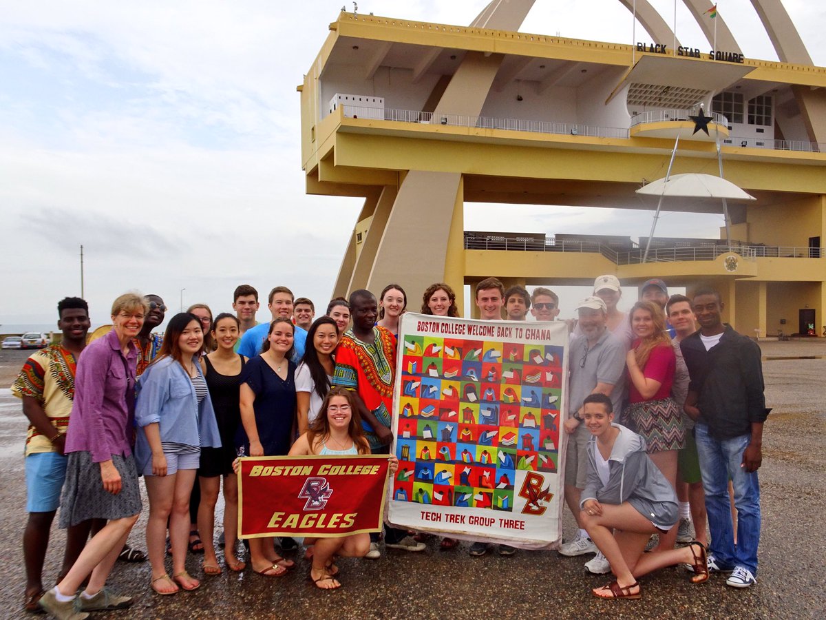 gallaugher's tweet image. Congratulations from Ghana to our #BC2016 graduates, esp #TechTrekGhana alum @CondonEsme, our TA