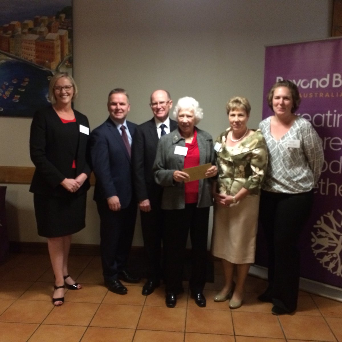 peterrutter's tweet image. Great evening in Griffith for @BeyondBank Foundation. Grants to locals Riding for the Disabled and Kalinda School