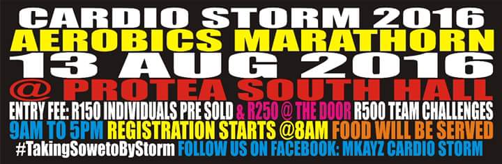 Cafu_Makhafula's tweet photo. Tickets are now available #MKayzCardioStorm https://t.co/LyR6VAigOo