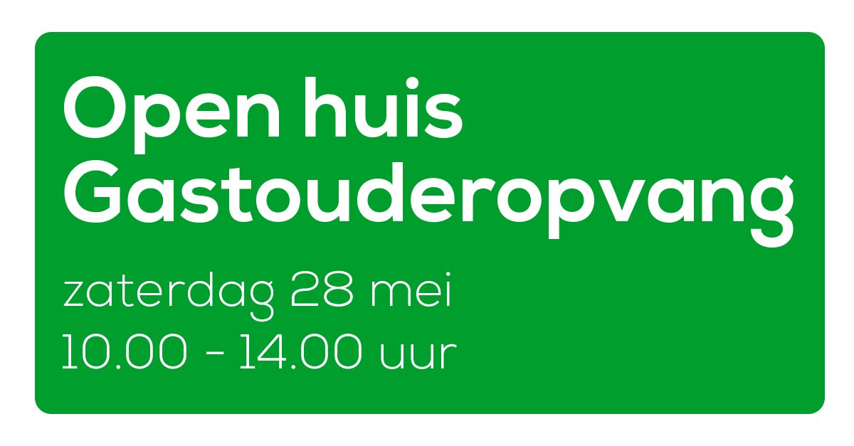 Zaterdag is het zover! Onze gastouders openen hun deuren voor jou! Kom je ook?  bit.ly/1Ka8jPv