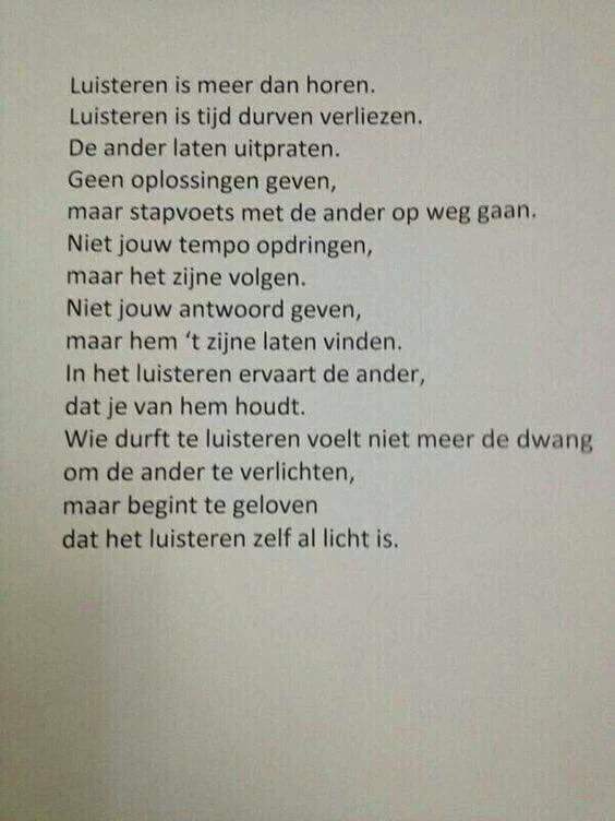 louisaperreyn's tweet photo. Het is een hele kunst om echt naar iemand te #luisteren... https://t.co/M4wkkioXy4