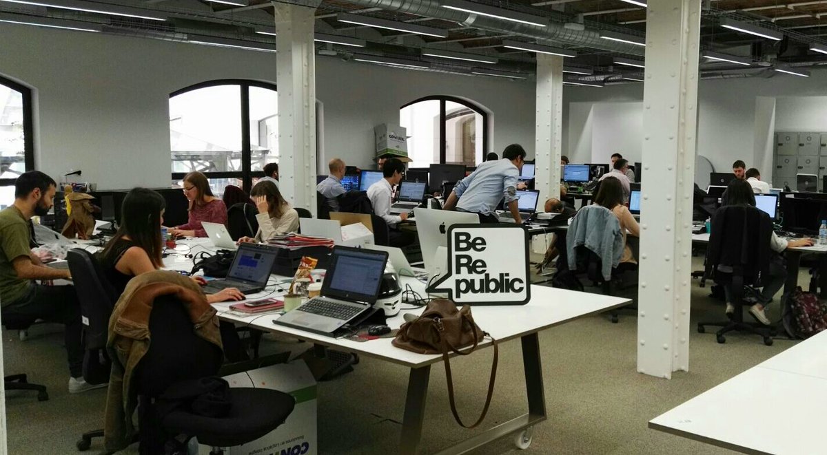 BeRepublic's tweet photo. Instalados y en marcha desde nuestra nueva #BeOffice en Palau de Mar #Pier01 https://t.co/VHCK25J29o