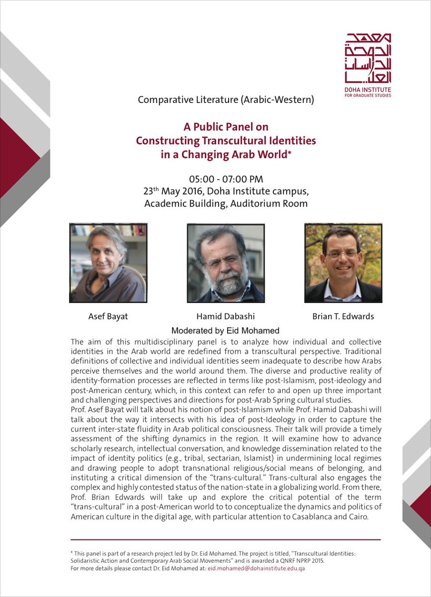 TicawP's tweet photo. #TICAW Project host a panel today at @dohainstitute at 5pm. https://t.co/vKjjkMNOCe