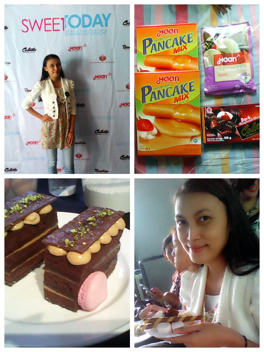 ViviVhe's tweet photo. Tengkyu @CokelatColatta @DapurGladies utk acara nya,super keren #sweetoday #colatta #haan #sweetodaywithdapurgladies https://t.co/qHAc044S8a