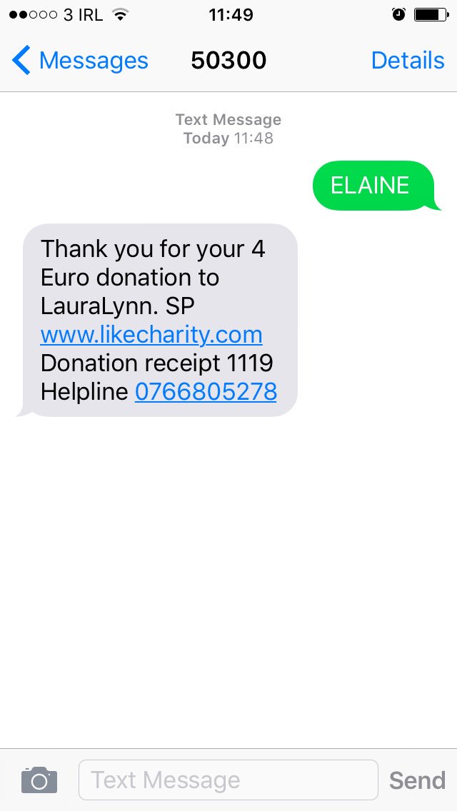 MRabbette's tweet photo. @ElaineCrowley Done! Congratulations and the very best of luck with it all. #LauraLyn https://t.co/k8mYaOIfa7