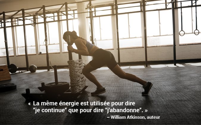Dans quelle situation vous êtes-vous promis de ne pas abandonner? #motivation