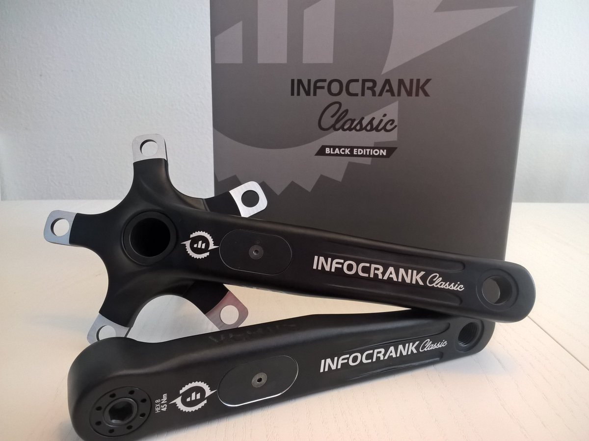 Have you seen the new #InfoCrank #Classic Black edition?
Sweet design, same precise power measurement @vervecycling