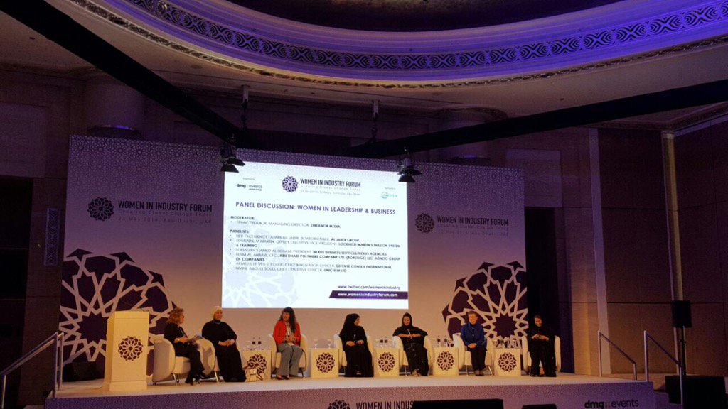 TheresaFWeber's tweet photo. Thank you @eithnetreanor moderator @womeninindustry forum for keeping panels informative and lively #wiif2016 #UAE https://t.co/rCQTprAd3h