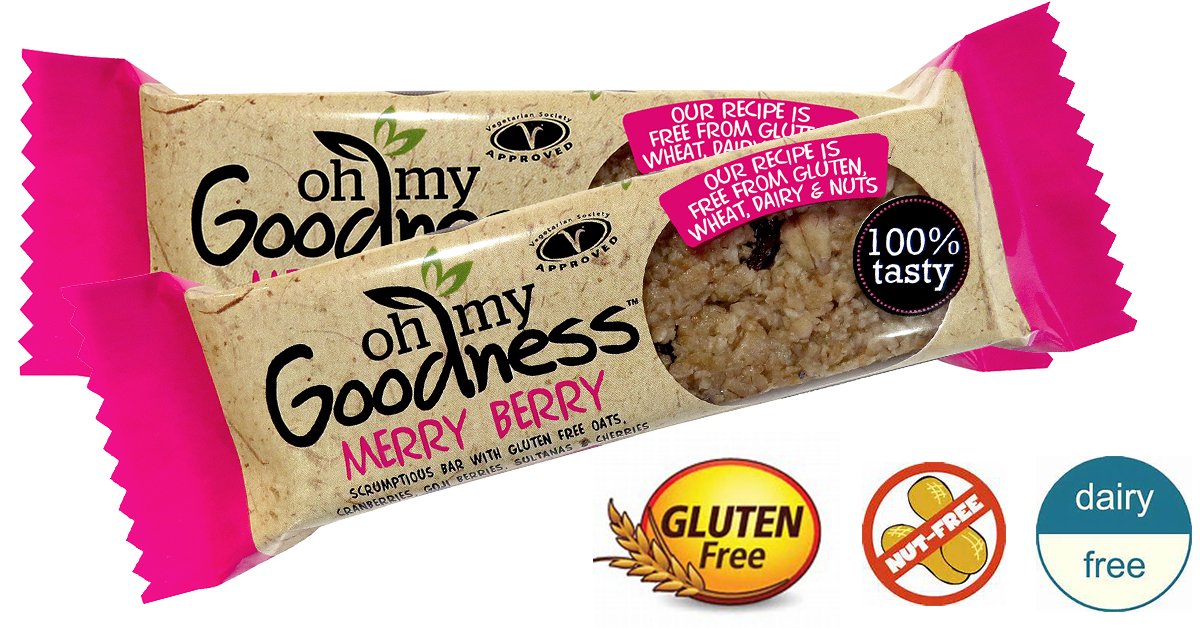 ohmygoodnessfds's tweet photo. PLEASE CLICK https://t.co/ISLbFSH1fO PLEASE VOTE FOR US! Merry Berry Oh My Goodness gluten free bar (Yum Yum Bros) https://t.co/1zgK8UbzH8