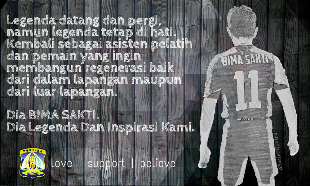 Love | Support | Believe
#WeArePersiba #PersibaBisa
<a href="/bima11sakti/">Bima Sakti</a>