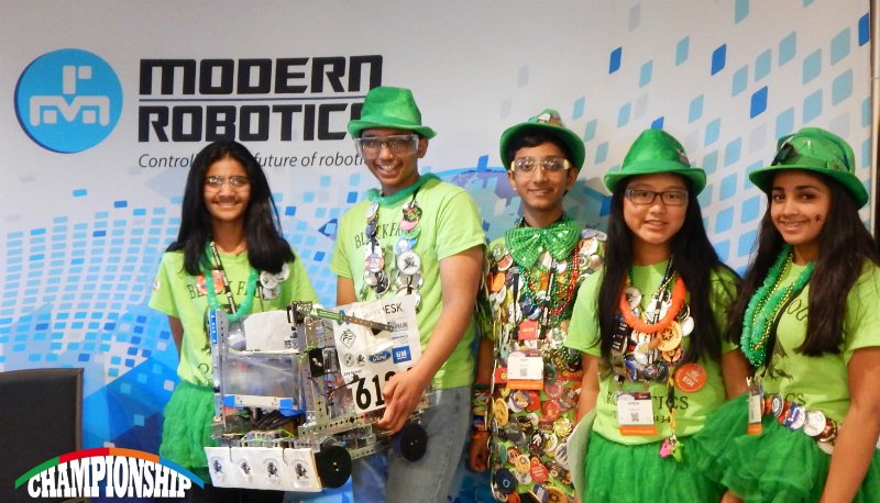 Modern_Robotics's tweet photo. Shout out to FTC team Team @FTC_6134 for talking with our engineers at #FIRSTChamp https://t.co/84pJuFhgML