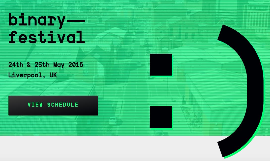 UpscaleUK's tweet image. Tomorrow marks the start of #BinaryFest16 in Liverpool! Check out the schedule: binaryfestival.com