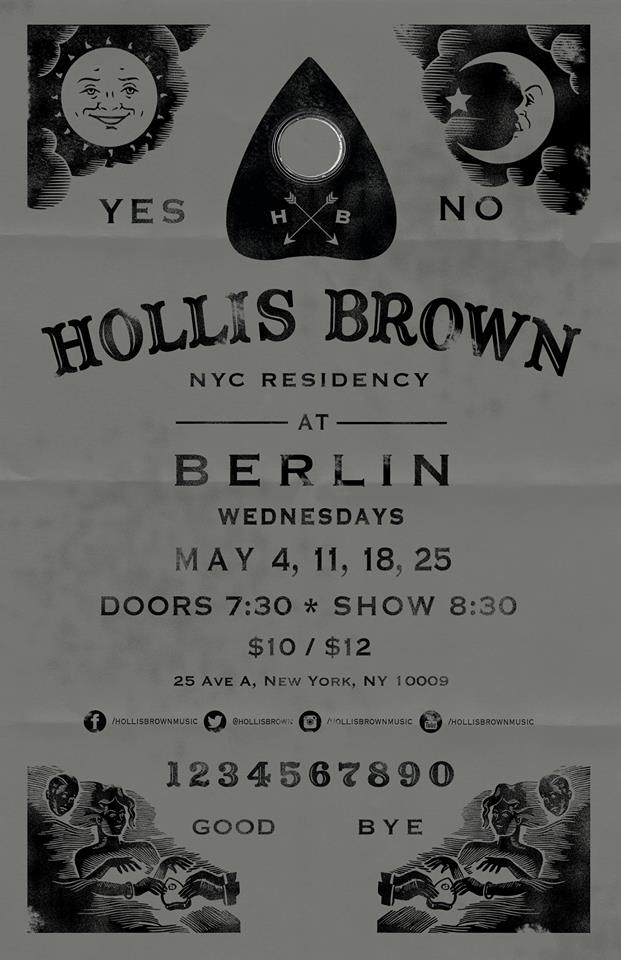 Hollis Brown (@hollisbrown) on Twitter photo Our LAST NYC Residency at Berlin is THIS Wednesday with special guest <a href="/FoxAndTheBandit/">Fox and The Bandit</a>. ticketfly.com/event/1147761-… Our LAST NYC Residency at Berlin is THIS Wednesday with special guest <a href="/FoxAndTheBandit/">Fox and The Bandit</a>. ticketfly.com/event/1147761-…