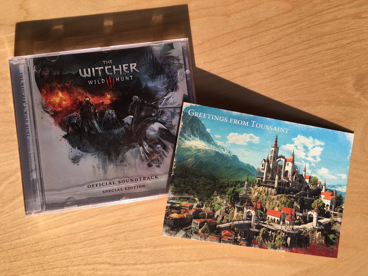 Exklusive Gewinne für Witcher-Fans: Die CD gibt es angeblich nicht im Handel. RT/Follow oder so was zur Teilnahme.