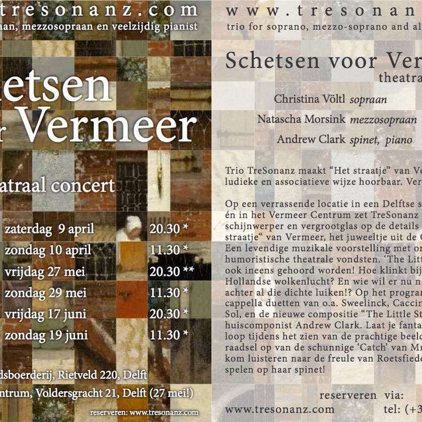 Reactie van een luisteraar over ons concert:een heel mooi, grappig, ontroerend programma! as vr 27-5 Vermeercentrum!