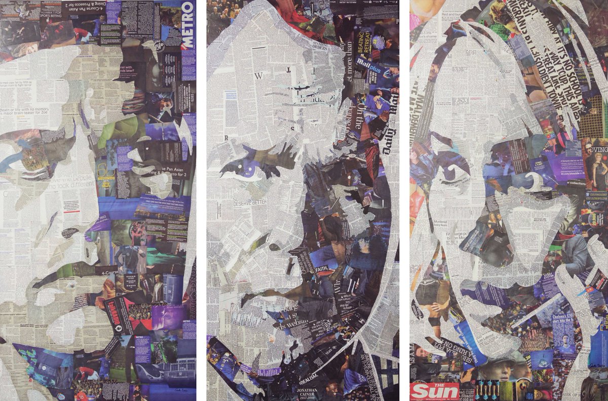 Check out @QuentinDevine's collages made from newspaper cuttings recreating some of #Spotlight's cover stars. Bravo!