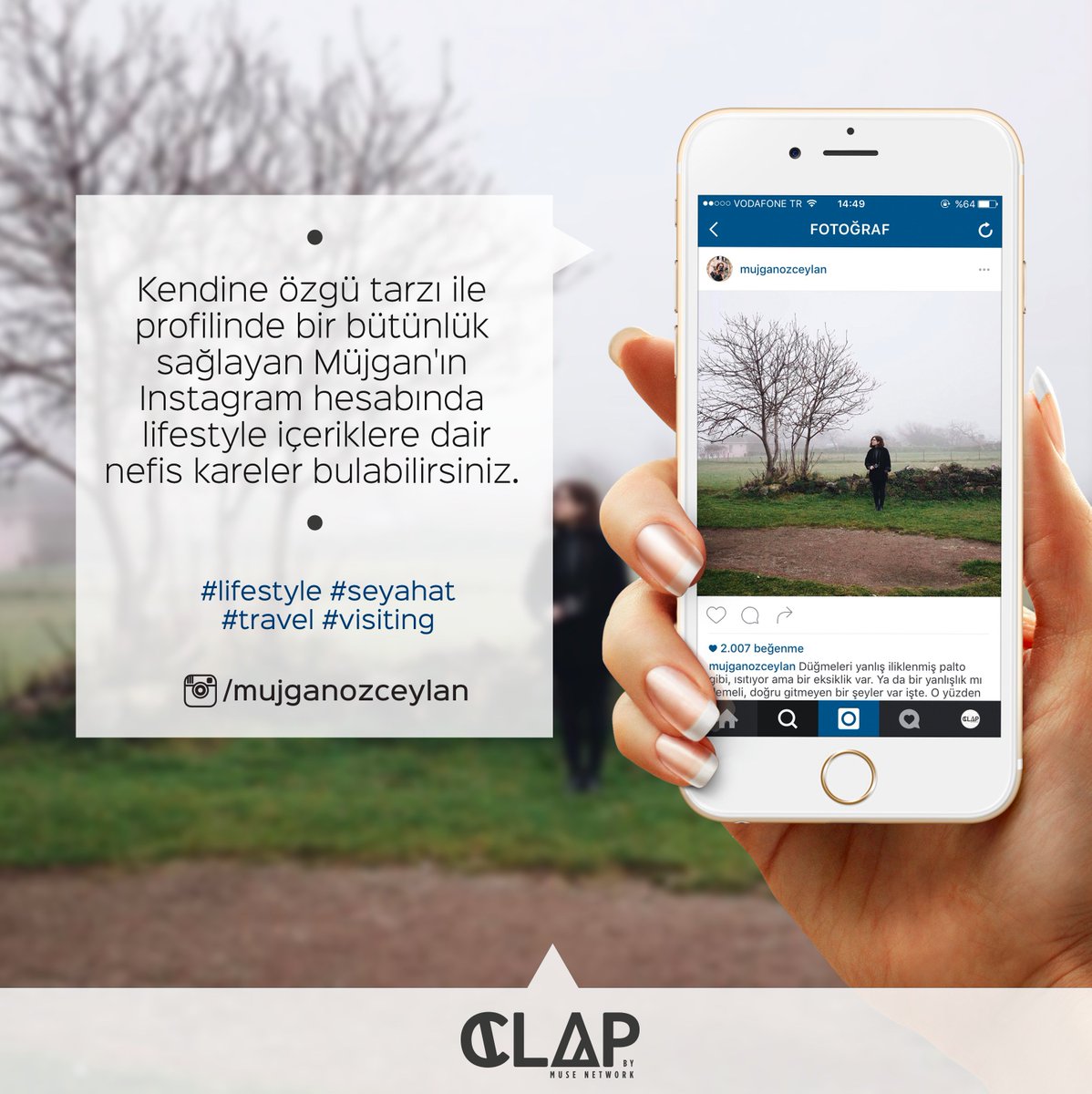 clapsocial's tweet photo. Clap Social'a hoş geldin Müjgan Afra Özceylan! :)
Instagram ►: https://t.co/j61ON7PuM4 https://t.co/3msKmR0dQK