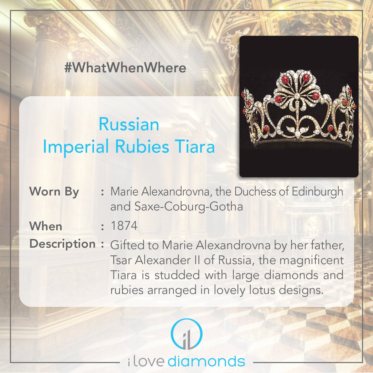 __ilovediamonds's tweet photo. #WhatWhenWhere #MagnificentMay #royaljewelry
Russian Imperial Rubies Tiara. Image credits: https://t.co/5FFAosRltv https://t.co/XTwCaq4Gqe