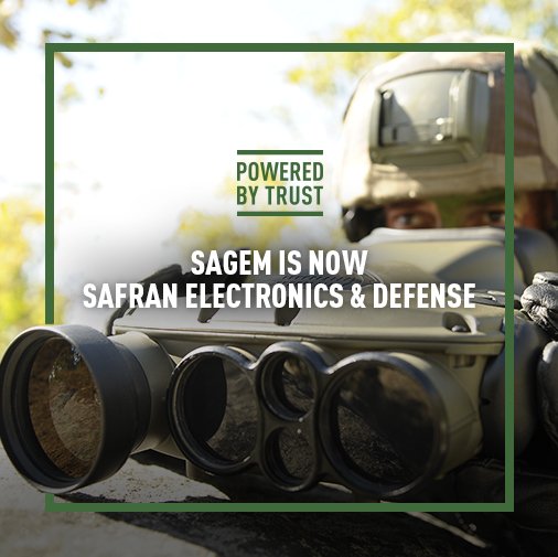 Sagem is now <a href="/SafranElecDef/">Safran Electronics & Defense</a>, follow us on our new #Twitter #account