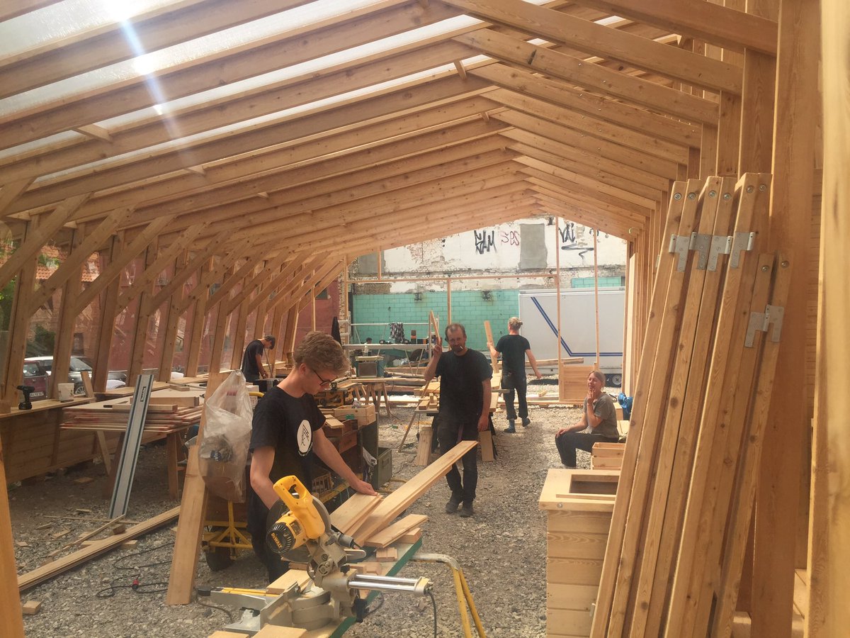 I dag bedømmes konkurrencen om Den Ny Maltfabrik i Ebeltoft mens #underværker ildsjæle bygger Det Grænseløse Køkken