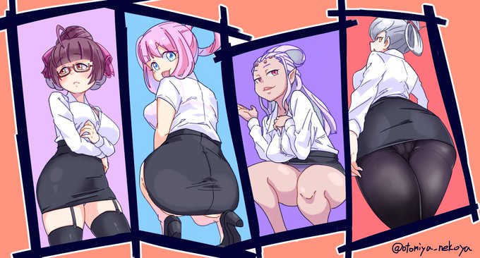 タイトスカートolむちむちヒップ百姫妖怪決定戦のtwitterイラスト検索結果 タイトスカートolむちむちヒップ百姫妖怪決定戦のtwitterイラスト検索結果