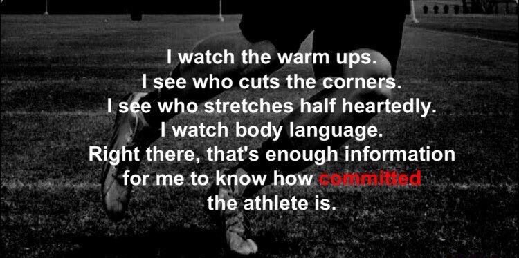 malbenard's tweet image. A warm-up can tell you a lot about an athlete.