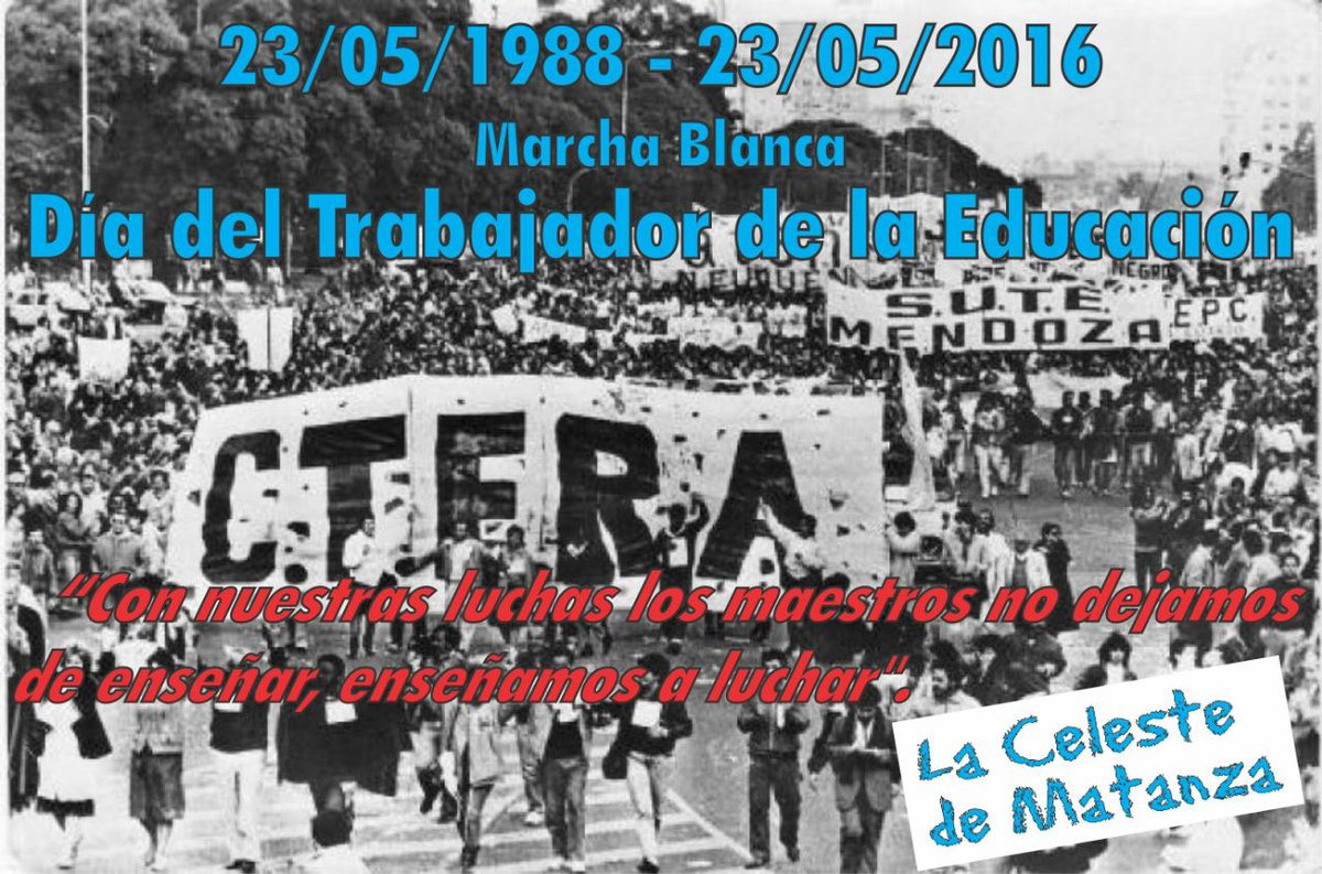 MariaReigada1's tweet photo. Imposible olvidar el "Día del trabajador de la Educación" El que se puso de pie por la defensa d educación pública https://t.co/Mk2EypVCjD