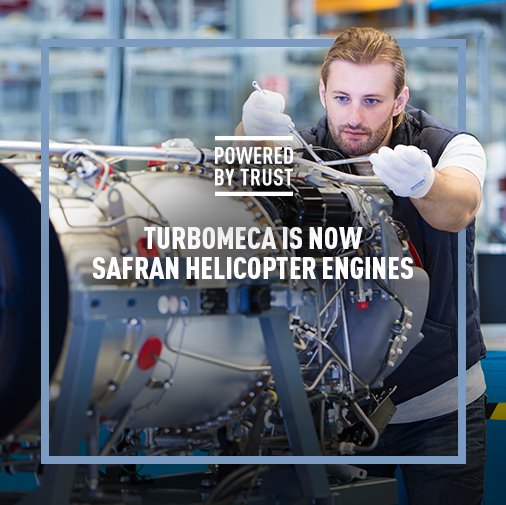 Turbomeca is now <a href="/SafranHCEngines/">Safran Helicopter Engines</a>, follow us on our new #Twitter #account