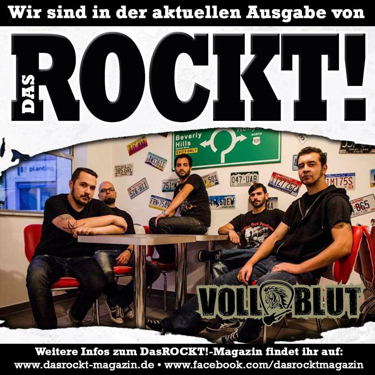 VollblutBand's tweet photo. Holt Euch das Abo von @dasrocktmagazin . In der aktuellen Ausgabe mit #vollblut https://t.co/WbCaGCBeNz